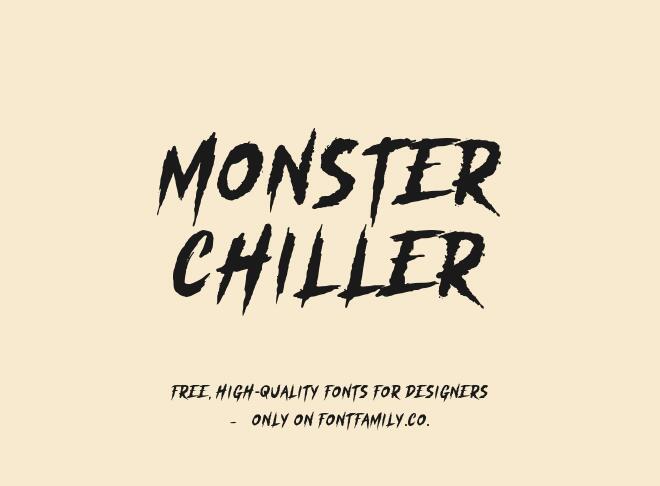 Monster Chiller Font