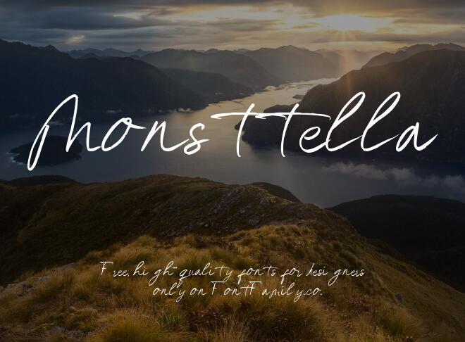 Monsttella Font