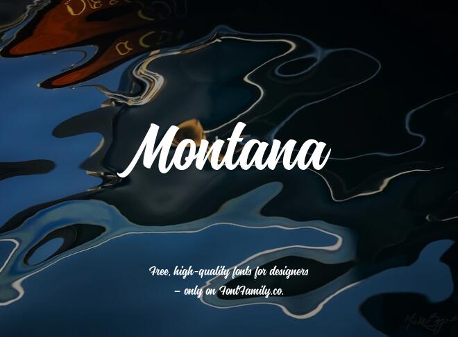 Montana Font