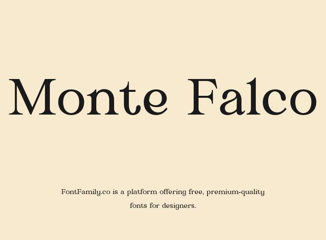 Monte Falco Font