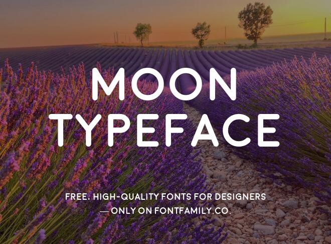 Moon Typeface Font