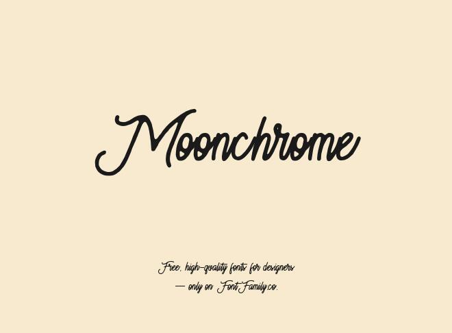 Moonchrome Font