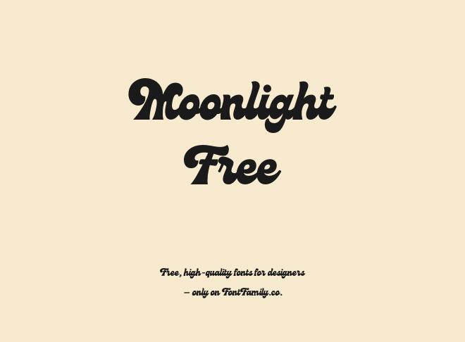 Moonlight Free Font