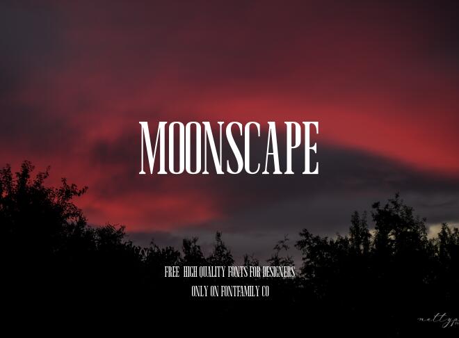 Moonscape Font