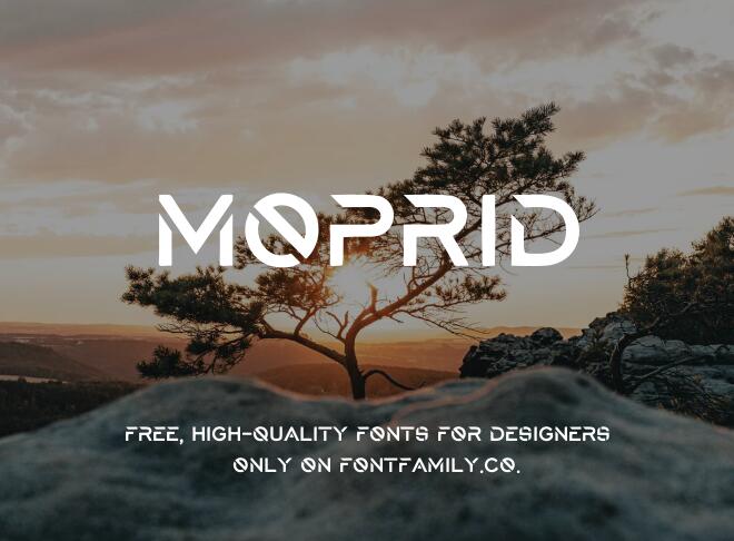 Moprid Font