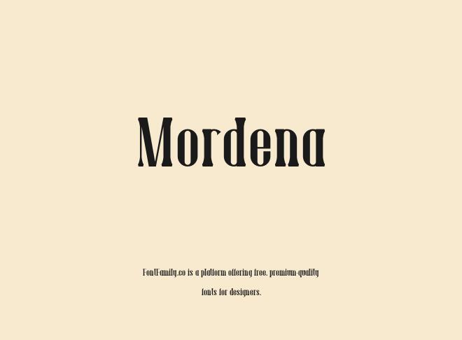 Mordena Font