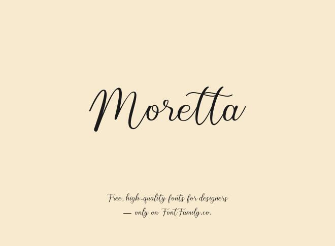 Moretta Font