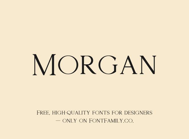 Morgan Font