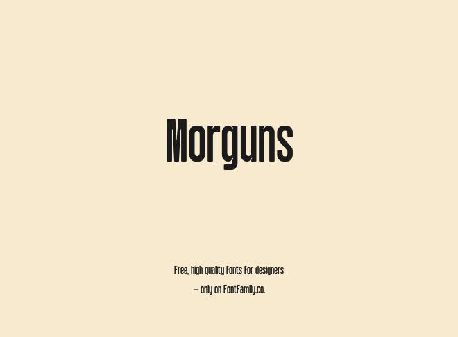 Morguns Font