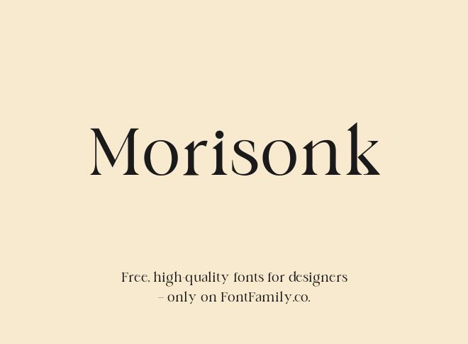 Morisonk Font