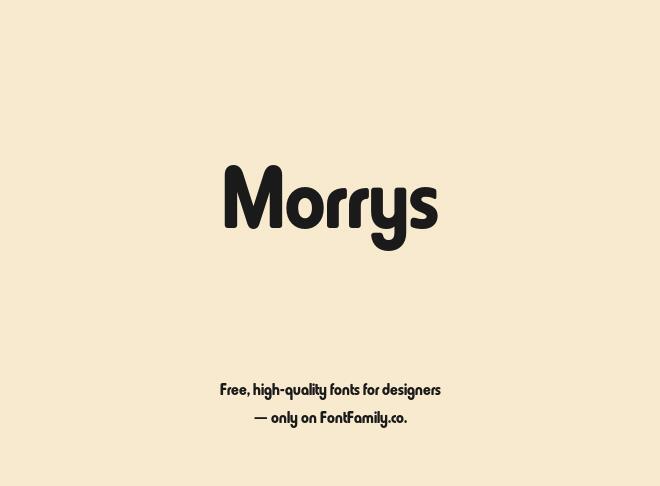 Morrys Font