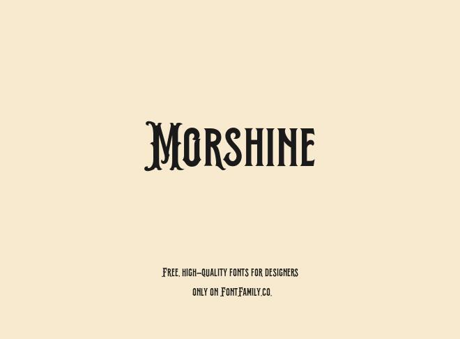 Morshine Font