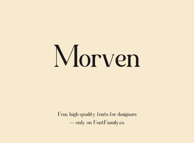 Morven Font