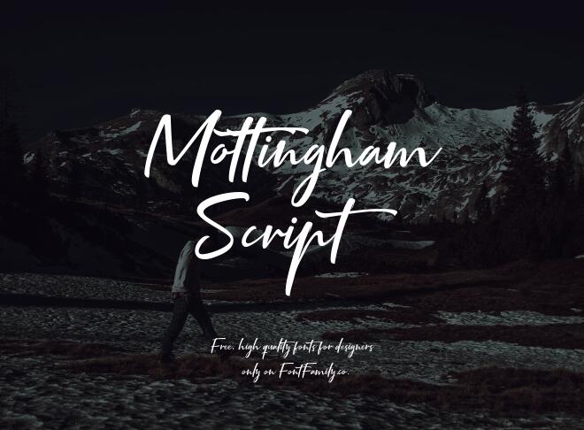 Mottingham Script Font