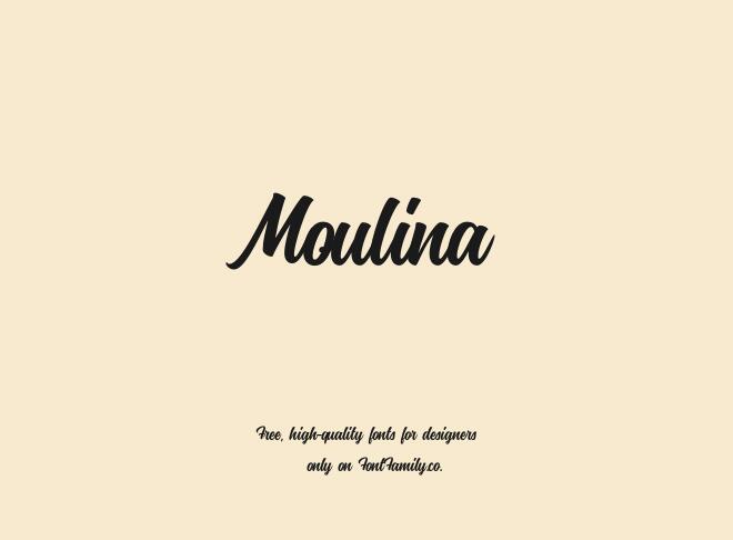 Moulina Font