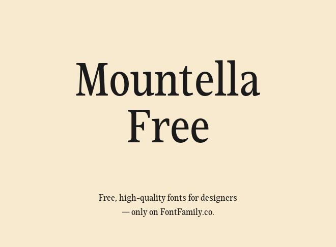 Mountella Free Font