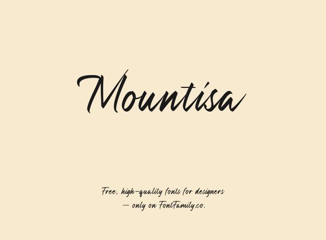 Mountisa Font