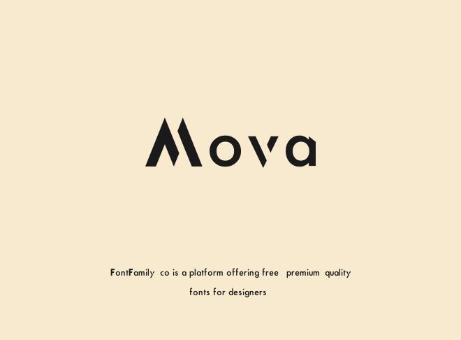 Mova Font
