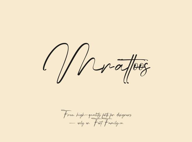 Mrattoos Font