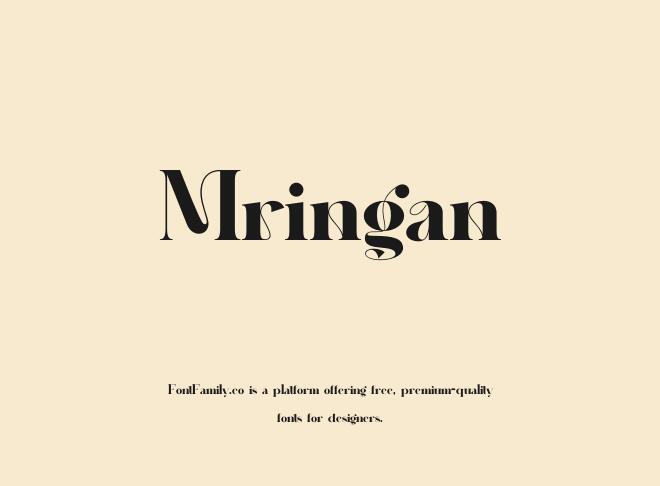 Mringan Font
