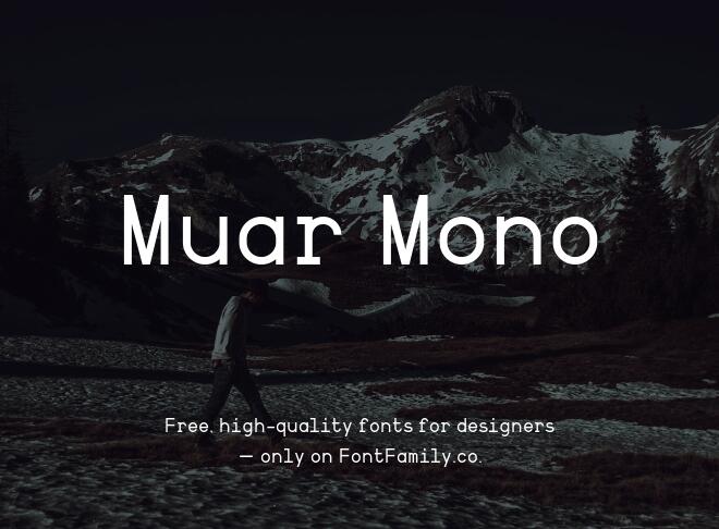 Muar Mono Font