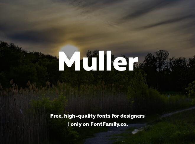 Muller Font