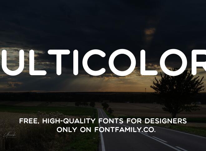 Multicolore Font