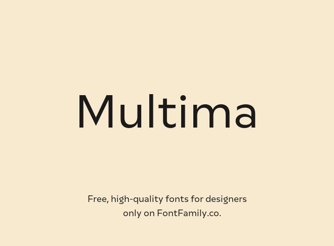 Multima Font