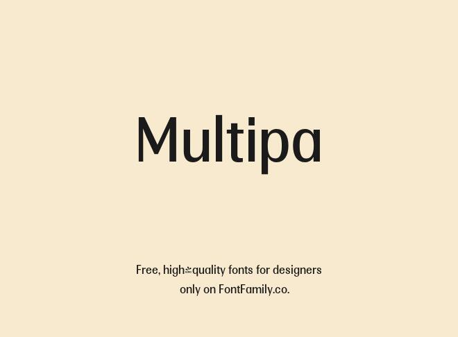 Multipa Font