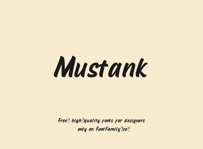 Mustank Font