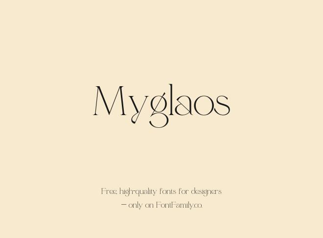 Myglaos Font