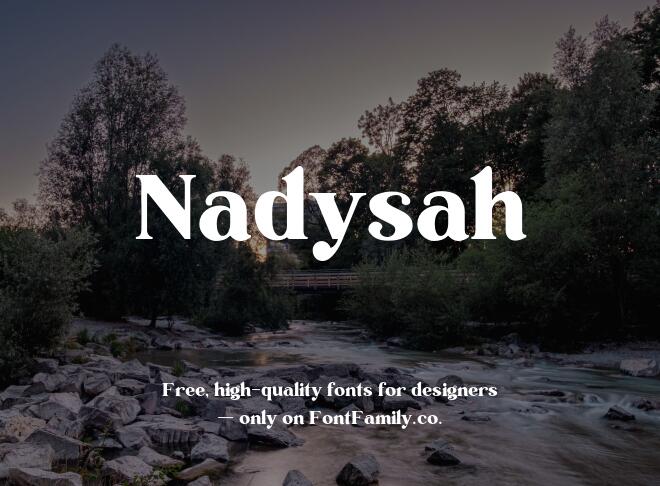 Nadysah Font