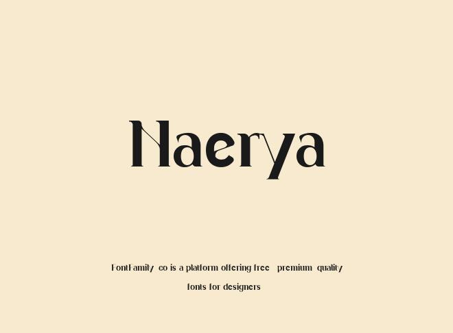 Naerya Font