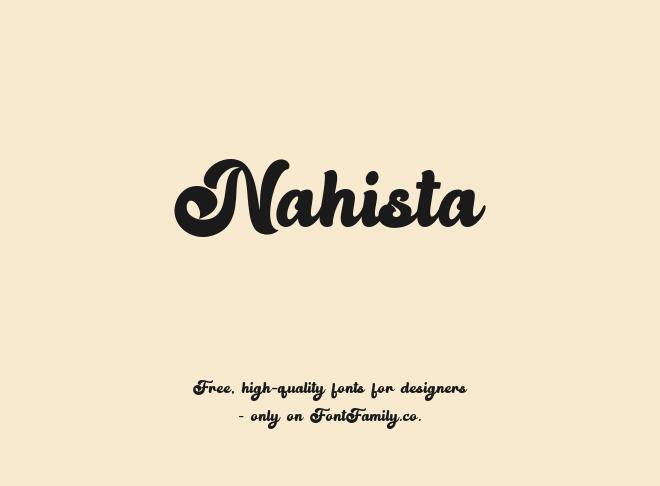 Nahista Font