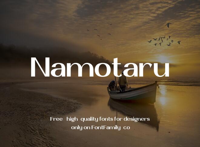 Namotaru Font