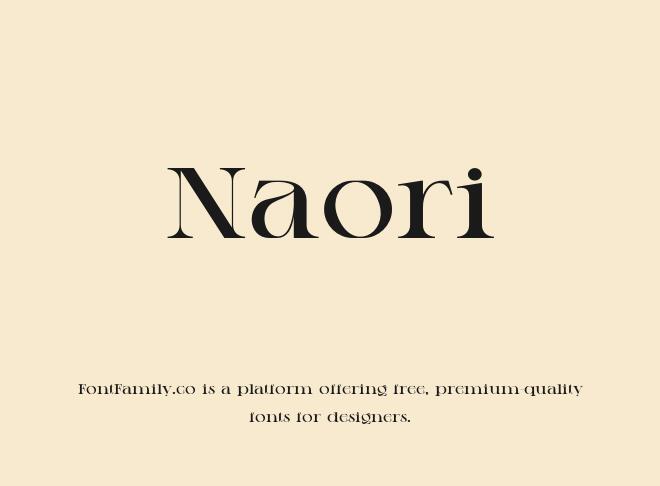 Naori Font