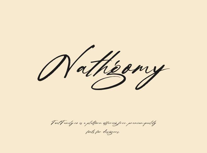 Nathgomy Font