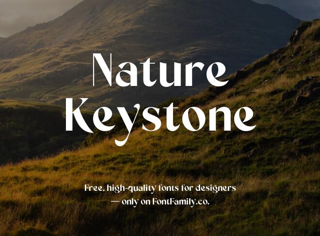 Nature Keystone Font Family