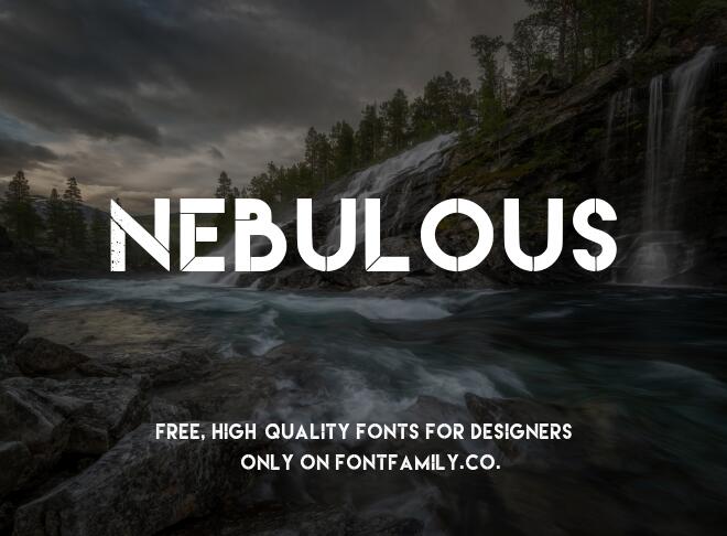 Nebulous Font