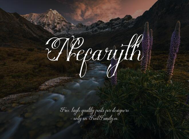 Nefaryth Font