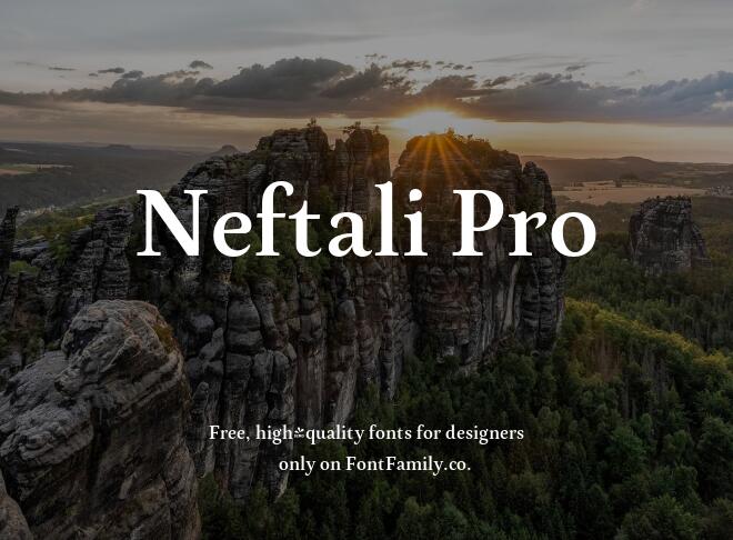 Neftali Pro Font