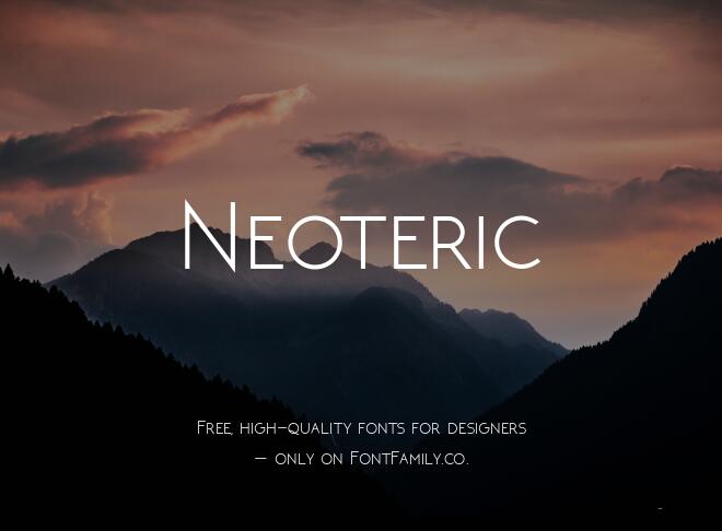 Neoteric Font