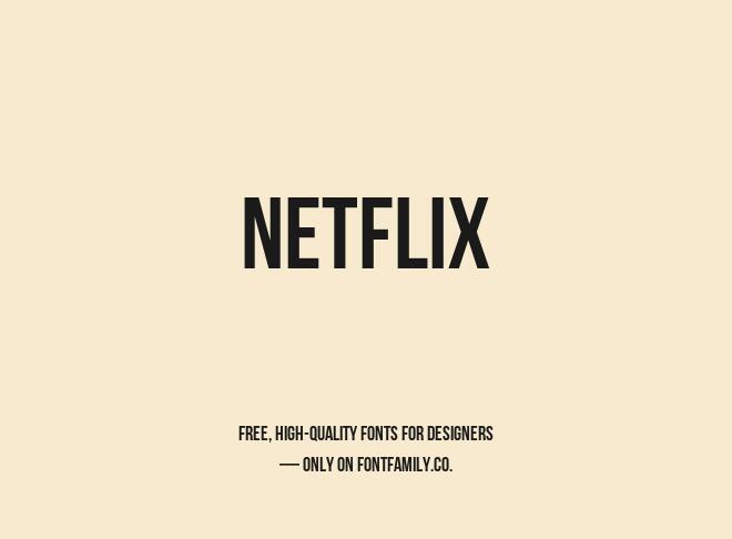 Netflix Font