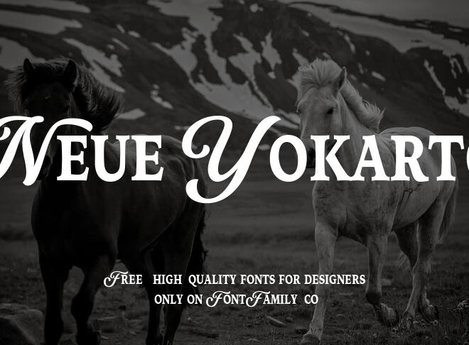Neue Yokarto Font