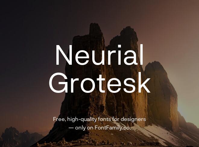 Neurial Grotesk Font
