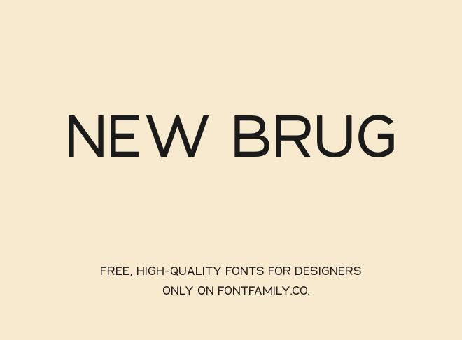 New Brug Font
