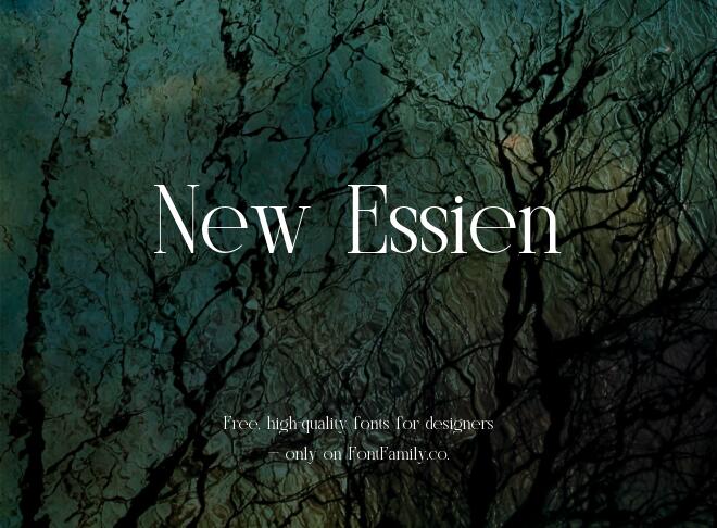 New Essien Font