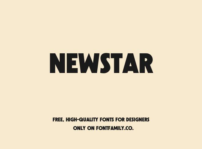 Newstar Font