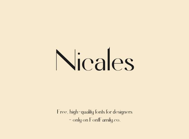 Nicales Font