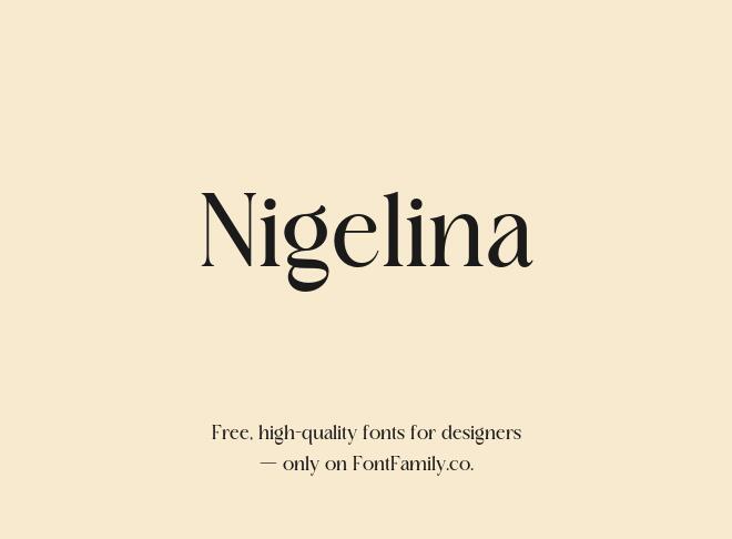 Nigelina Font